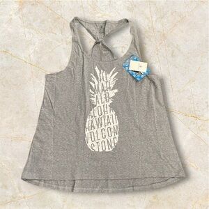 NWT Volcom Sneak Peek Aloha Twist Tank Top